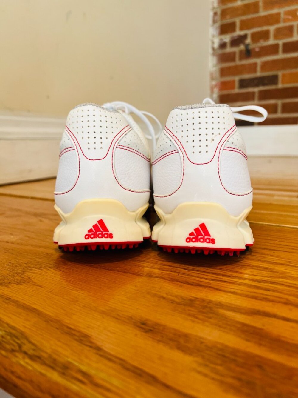 Adidas Tour 360 White Golf Shoes Size 10.5 - Picture 6 of 16